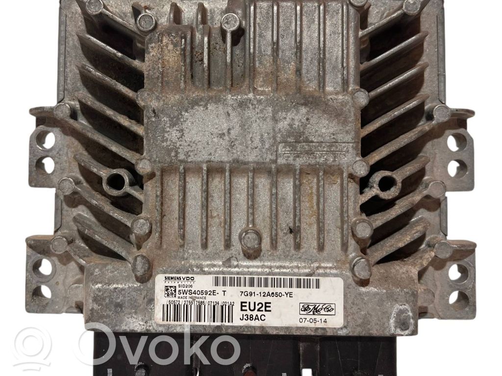 Engine control unit/module   5WS40592ET,7G9112A650YE