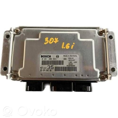 Engine control unit/module   9647480580,9638765680,ME744,0261206943