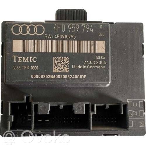 Unité de commande module de porte   4F0959794,0033TFK0001