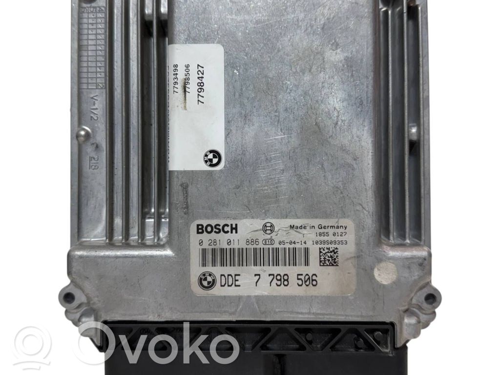 BMW 7 E65 E66 Engine control unit/module 
