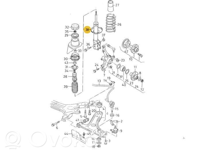 Seat Inca (6k) Amortyzator przedni 