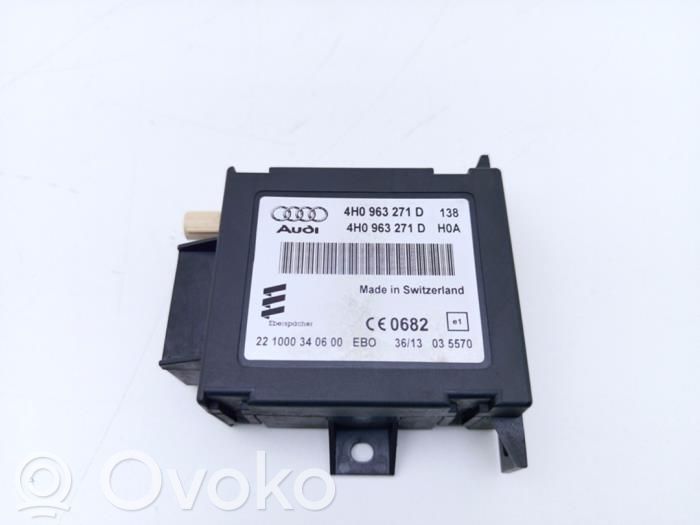 Audi A8 S8 D4 4H Air conditioning/heating control unit 