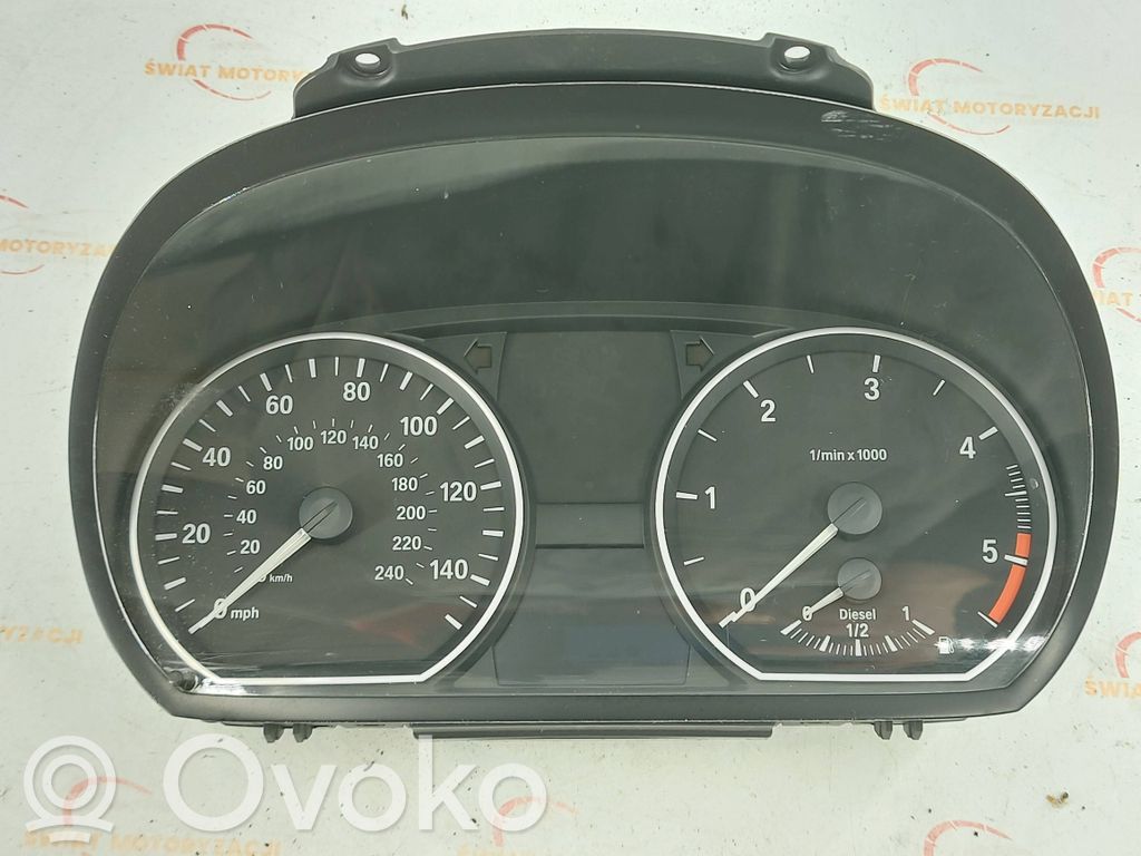 BMW 1 E82 E88 Speedometer (instrument cluster) 