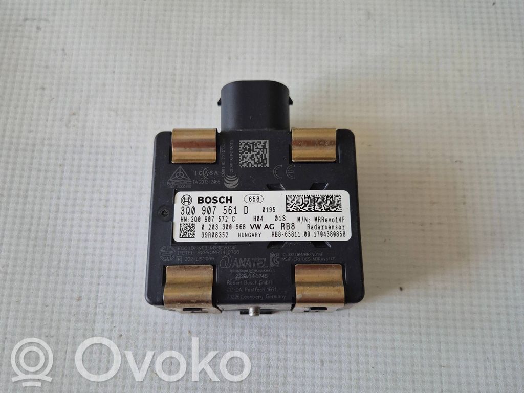 Volkswagen PASSAT B8 Sensor de radar Distronic 