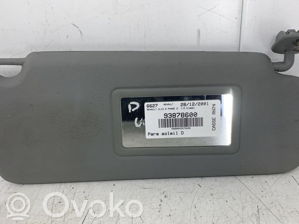 Renault Clio II Sun visor 