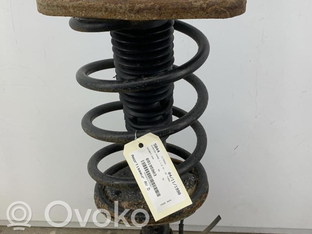 Citroen Evasion Front shock absorber with coil spring 