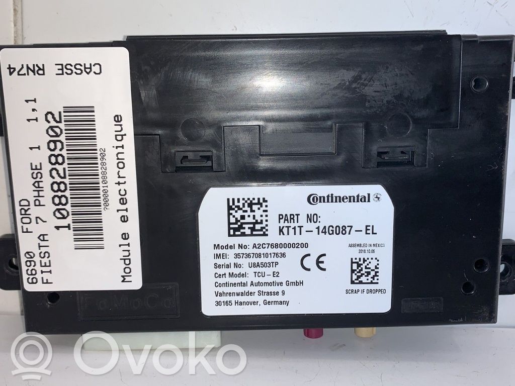 Ford Fiesta Other control units/modules 