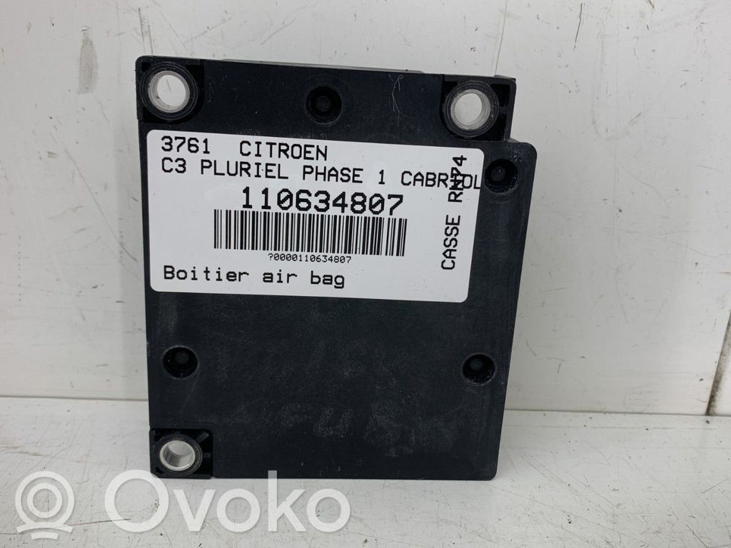 Citroen C3 Pluriel Airbag control unit/module 