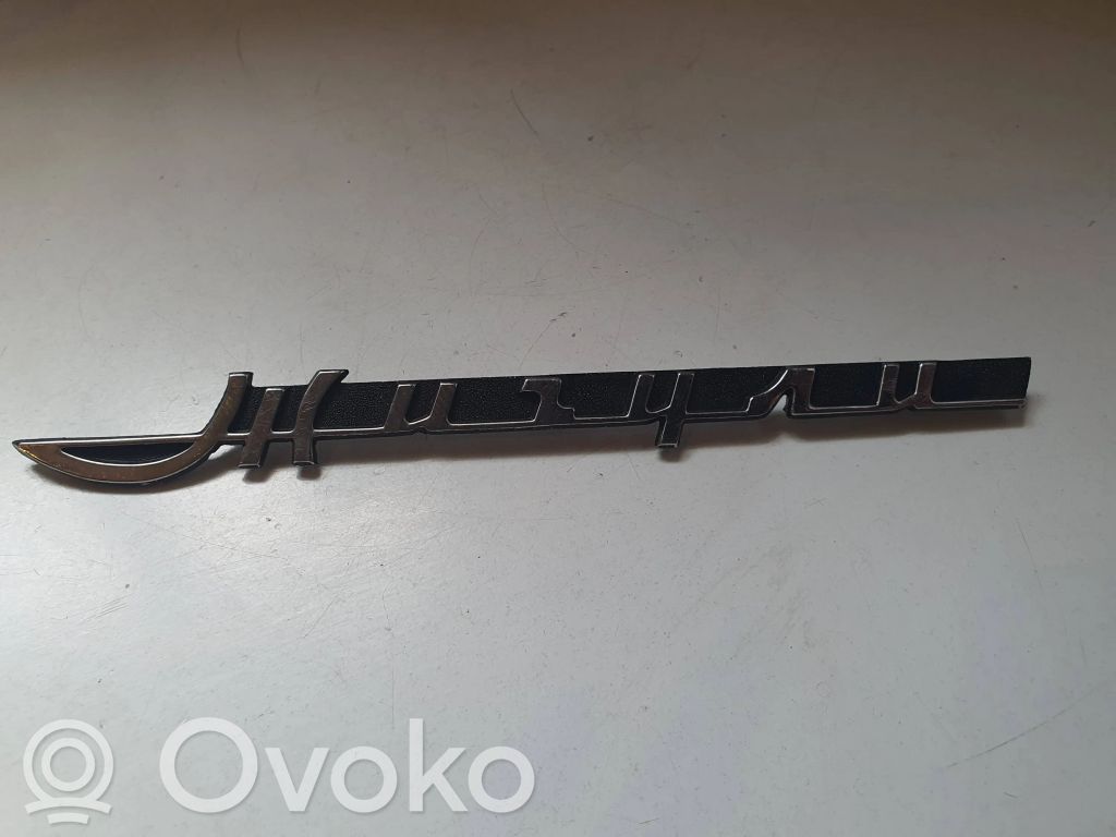 VAZ 2101 Modelio raidės 