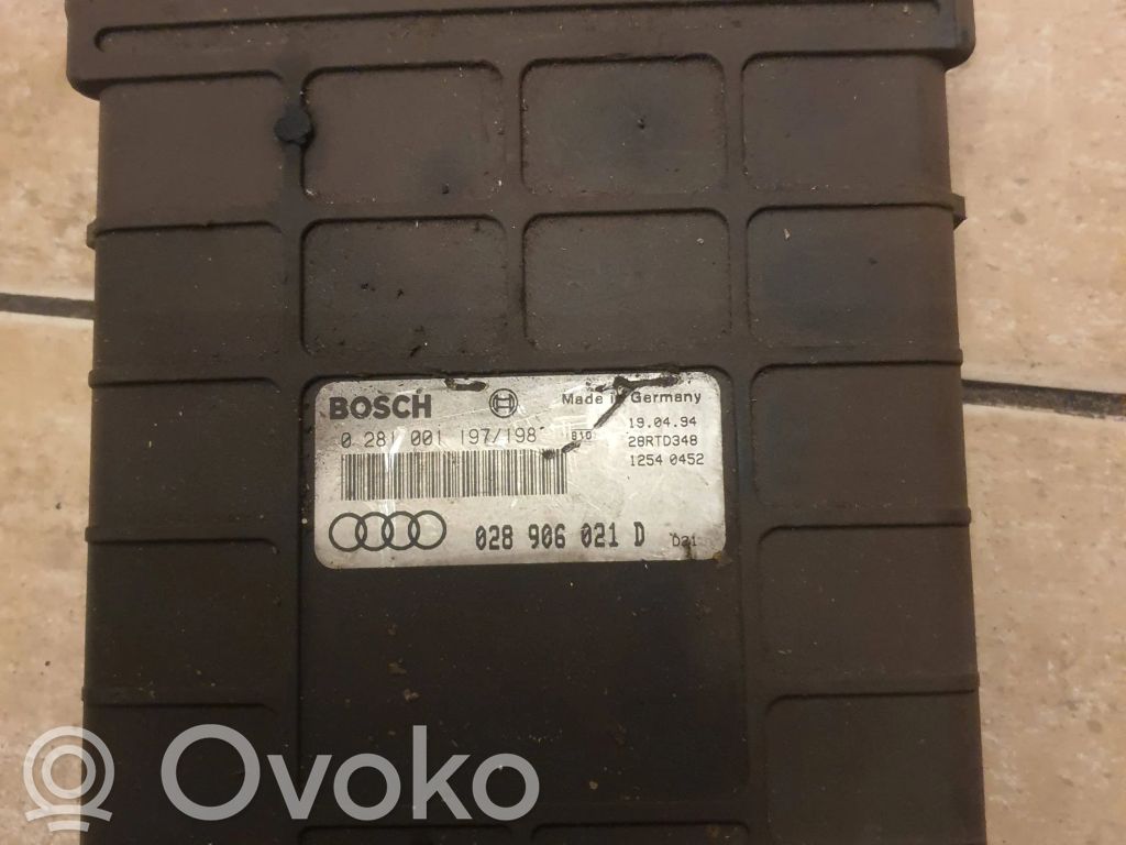 Audi 80 90 S2 B4 Sterownik / Moduł ECU 