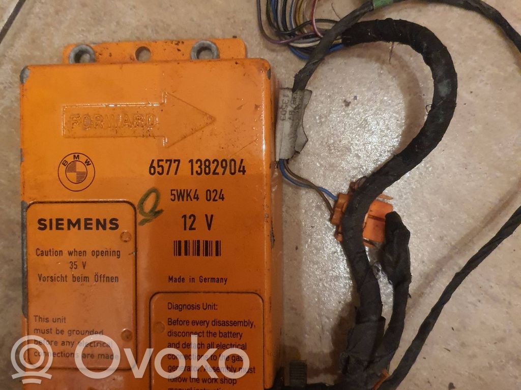 BMW 3 E30 Airbag control unit/module 