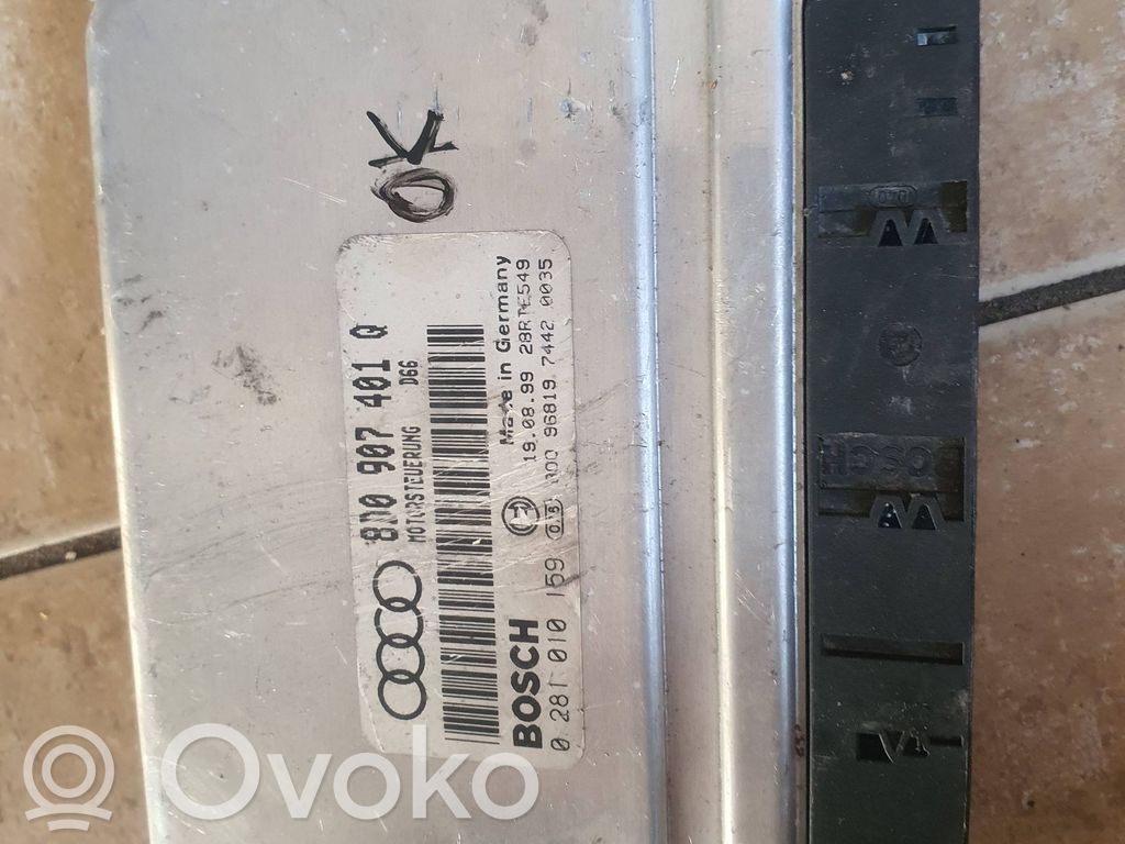 Engine control unit/module   8D0907401Q,0281010159