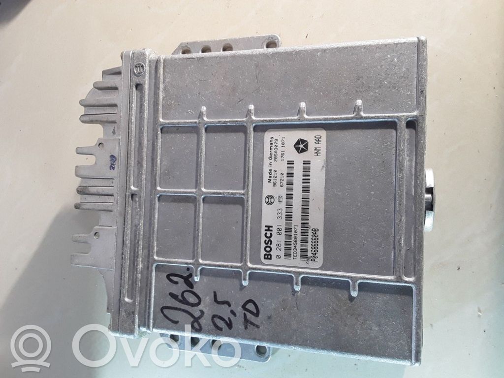 Engine control unit/module   0281001333,P04686660AB