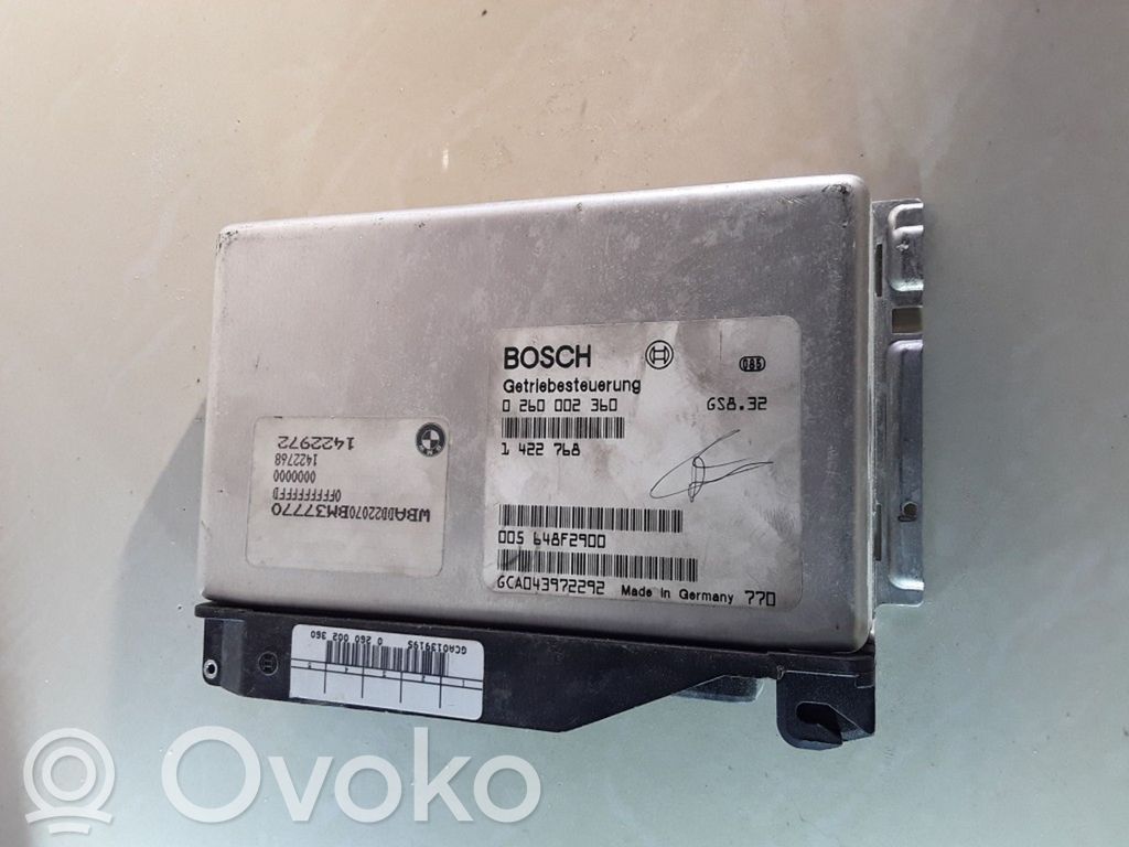 Unidad de control/módulo de la caja de cambios   0260002360