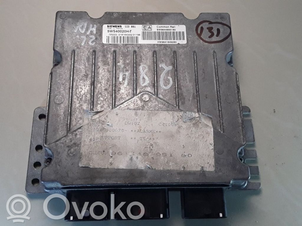 Peugeot 307 Engine control unit/module 