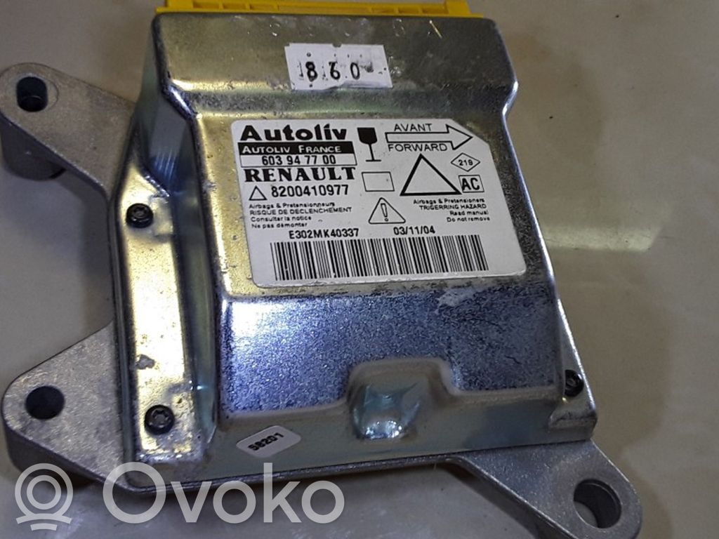 Airbag control unit/module   8200410977,603947700