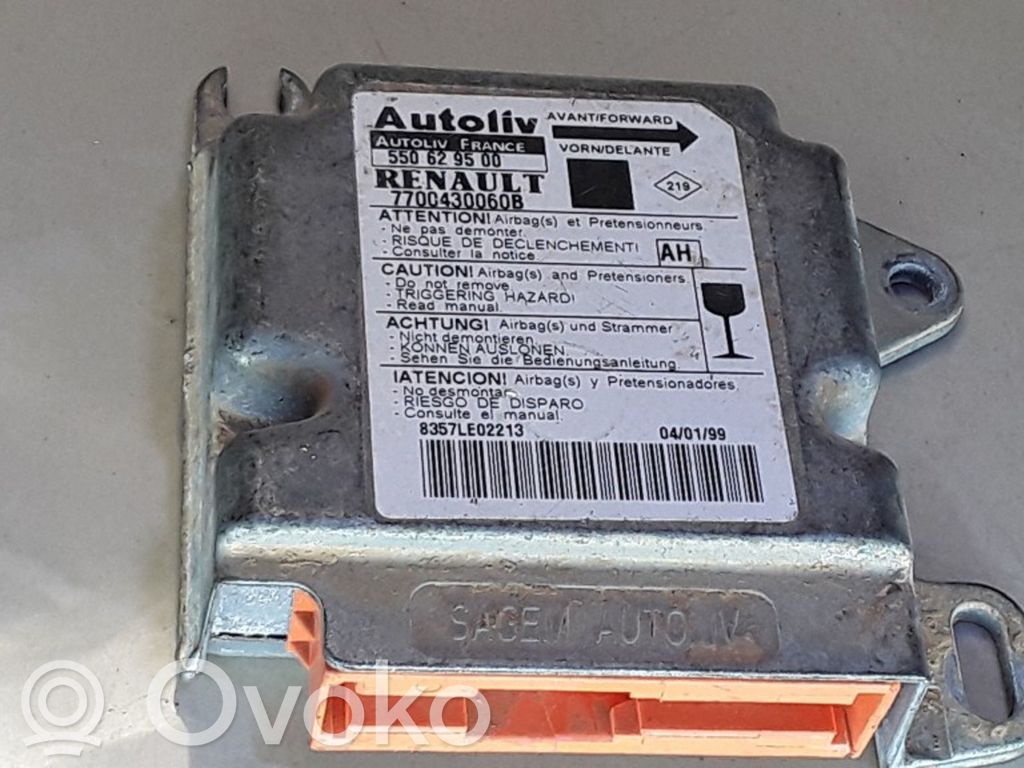Renault Scenic I Airbag control unit/module 