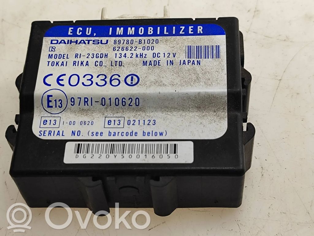 Daihatsu Sirion Moduł / Sterownik immobilizera 