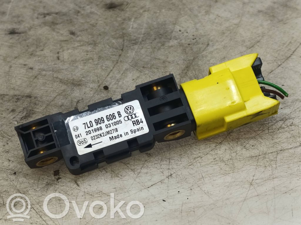Volkswagen Touareg I Sensor impacto/accidente para activar Airbag 