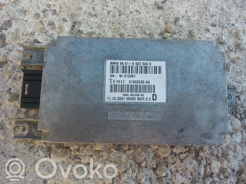 BMW 7 E65 E66 Module reconnaissance vocale 