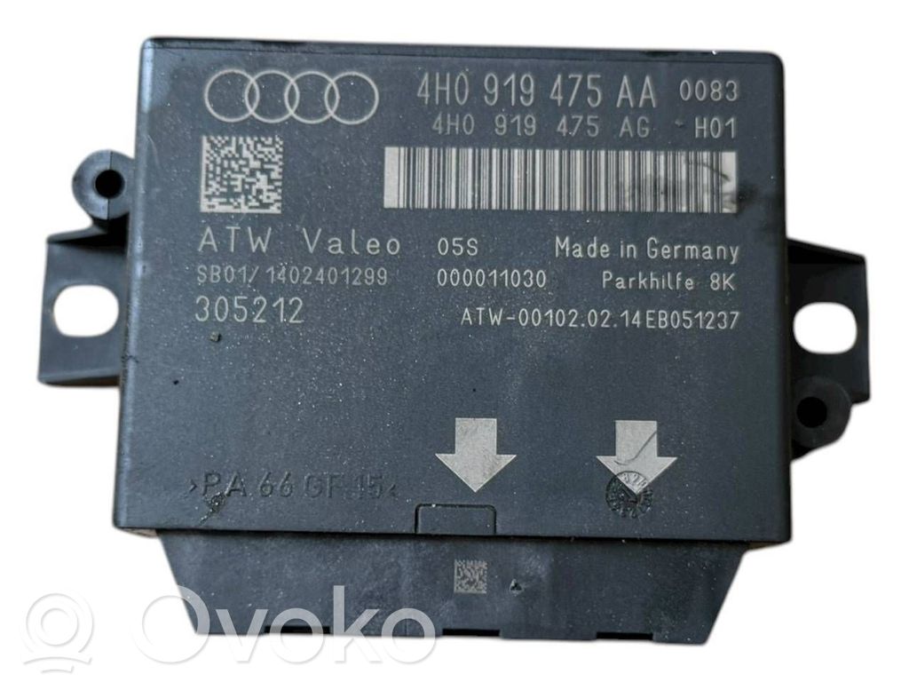 Audi A6 S6 C7 4G Sterownik / Moduł parkowania PDC 