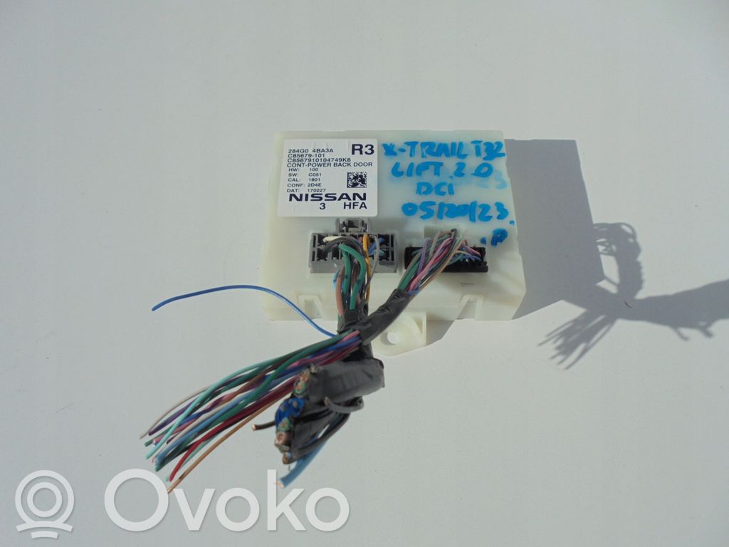 Tailgate/trunk control unit/module   284G04BA3A