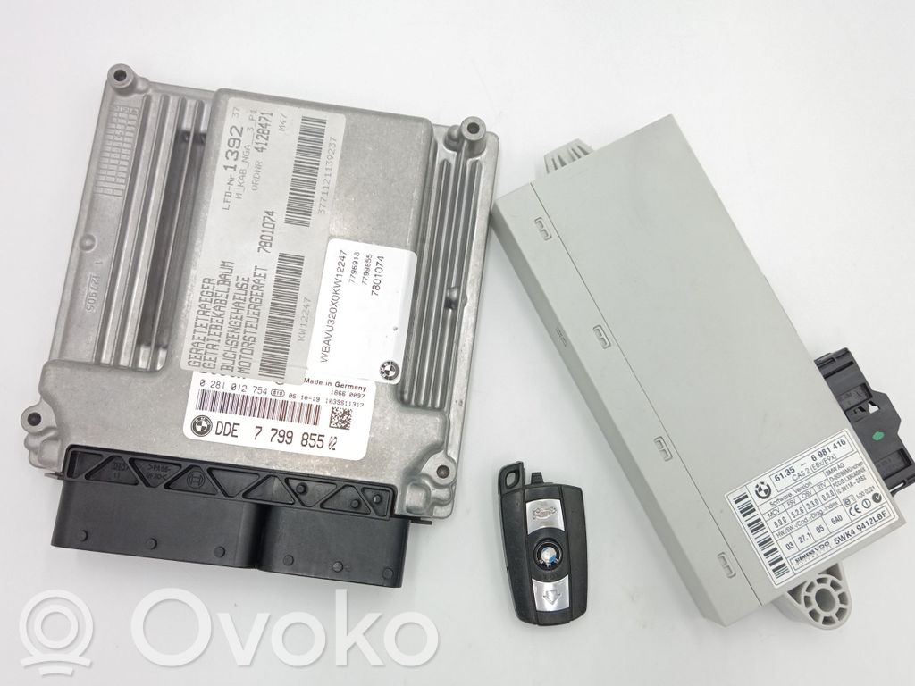 Engine ECU kit and lock set   6981416,61356981416,0281012754,13617799855,7799855