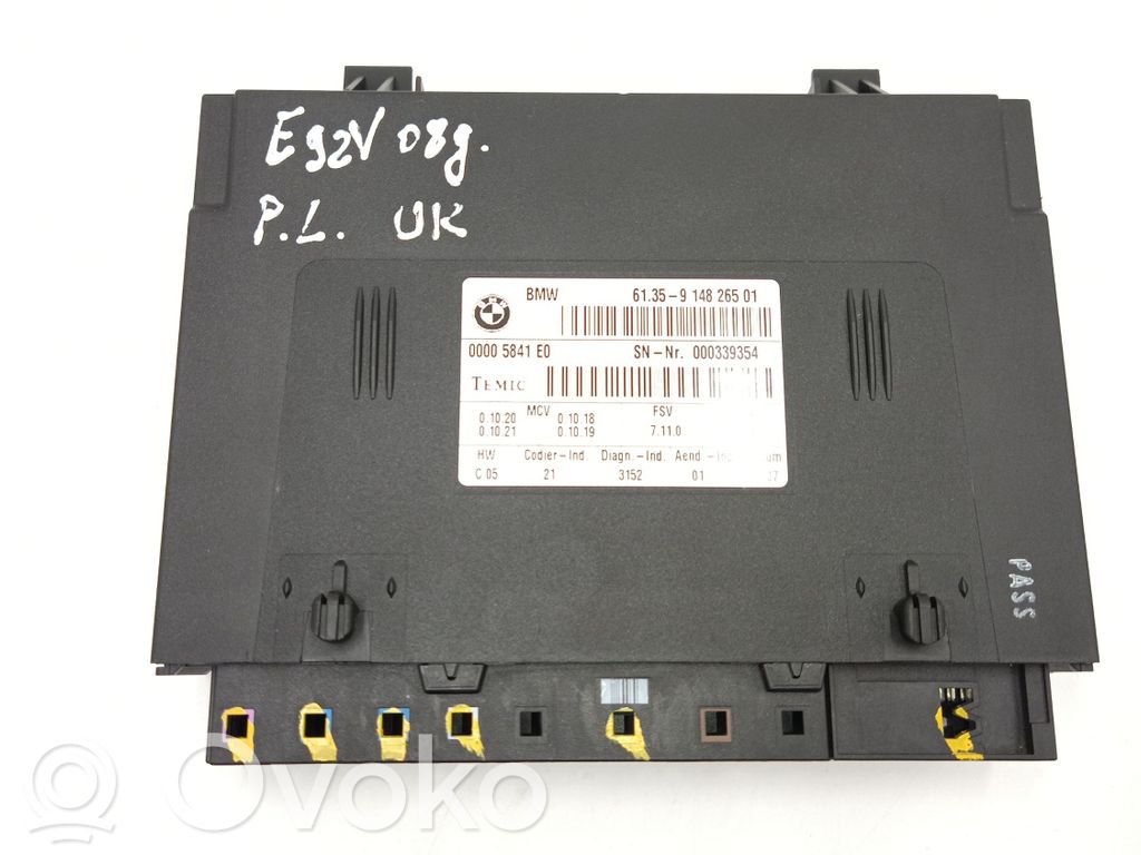 Seat control module   61359148265,9148265