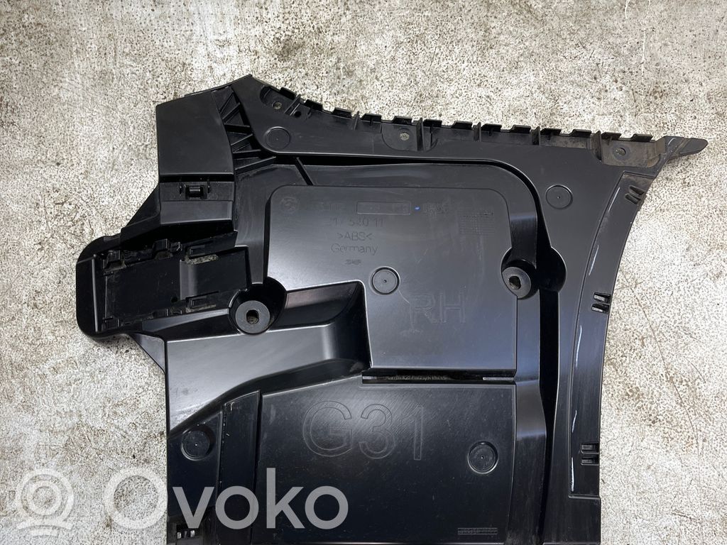 BMW 5 G30 G31 G38 Staffa di rinforzo montaggio del paraurti posteriore 