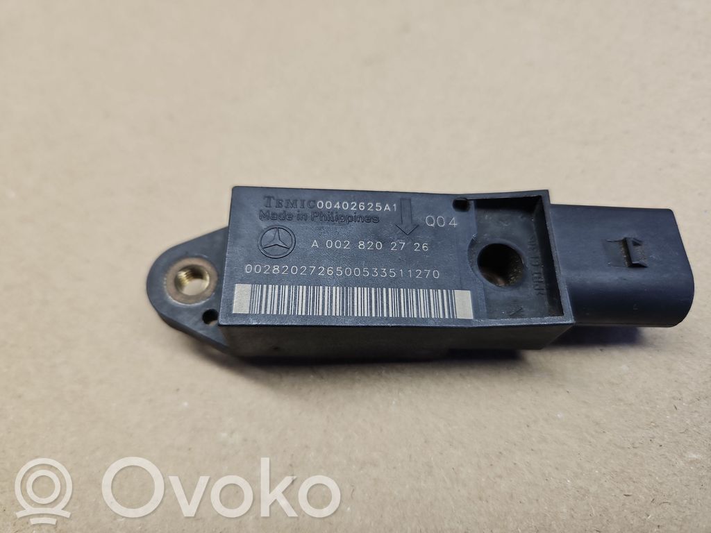 Mercedes-Benz SL R230 Airbagsensor Crashsensor Drucksensor 