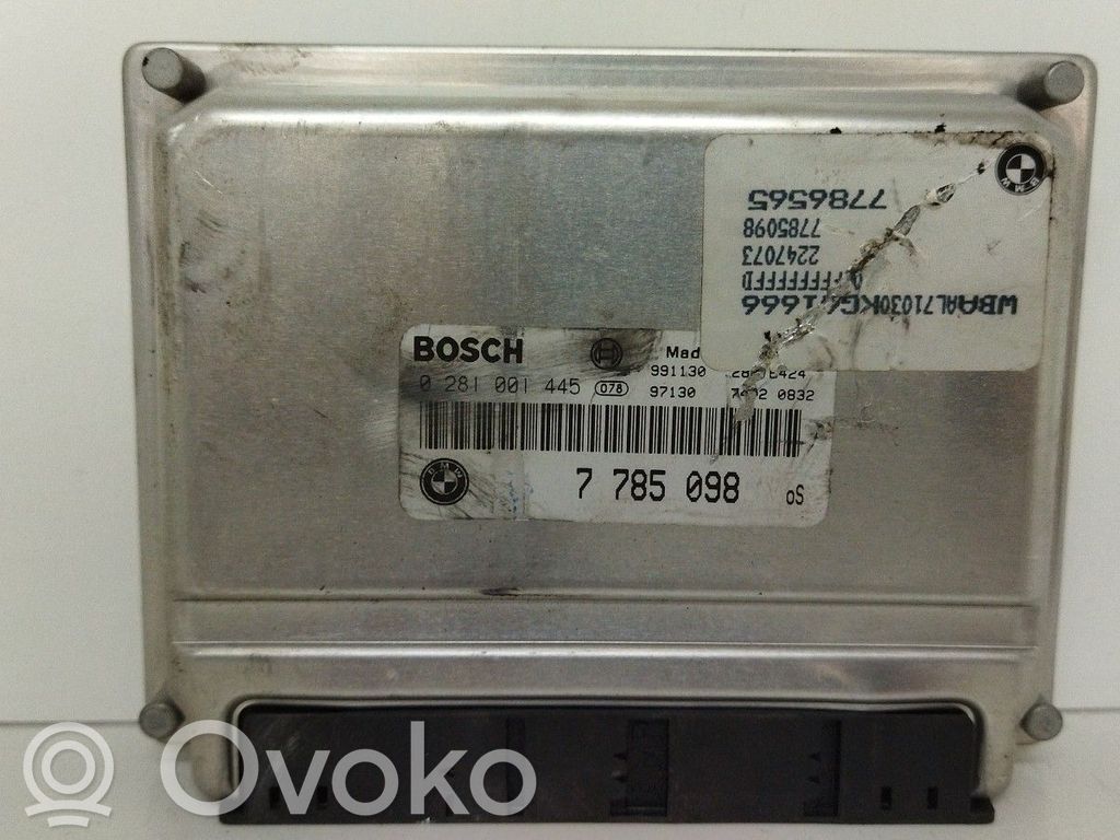 Engine control unit/module   7785098,0281001445,7786565