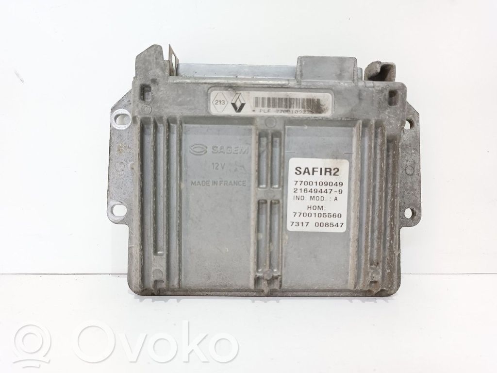 Engine control unit/module   7700109275,7700109049