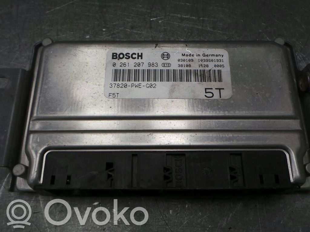 Engine control unit/module   0261207983,1105025,37820PWEG02