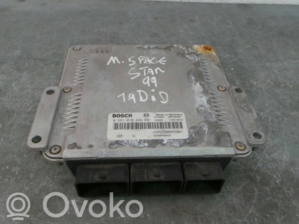 Engine control unit/module   0281010438,H0M8200066001