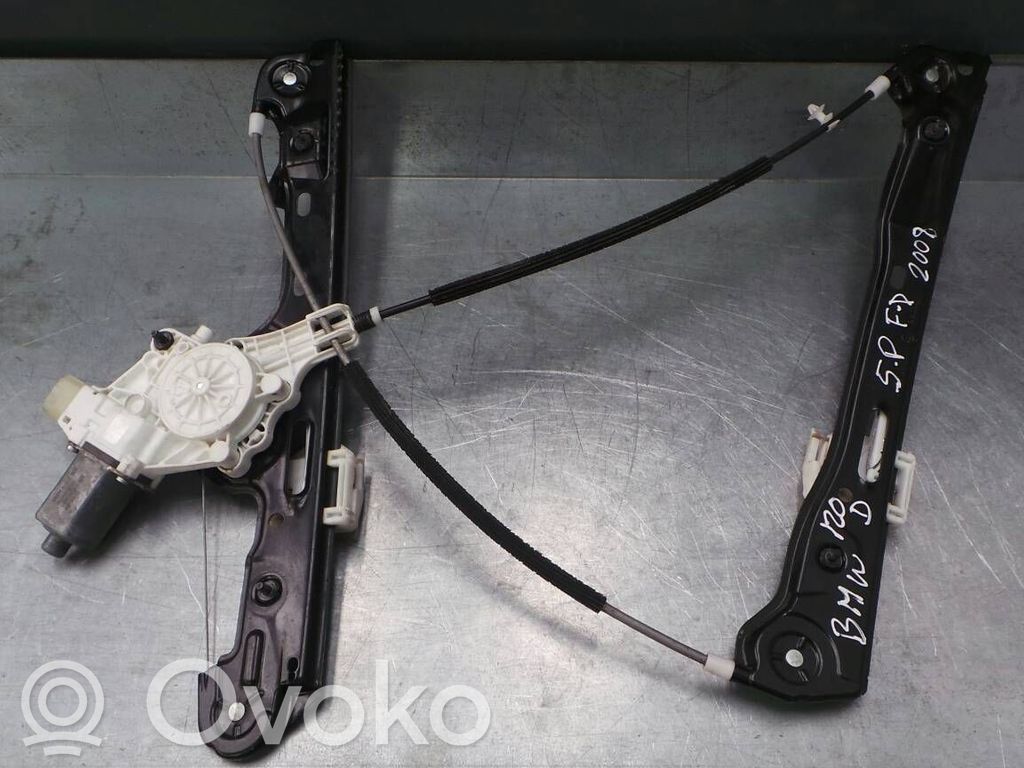 BMW 1 E81 E87 Mechanizm podnoszenia szyby przedniej bez silnika 