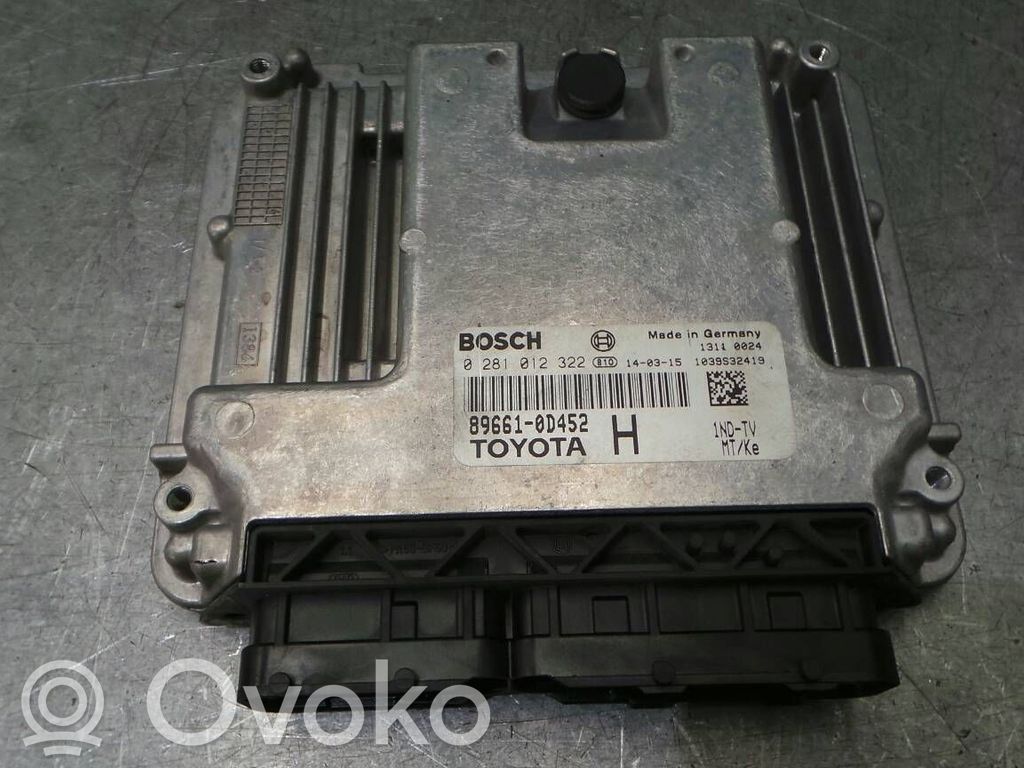 Toyota Yaris Engine control unit/module 