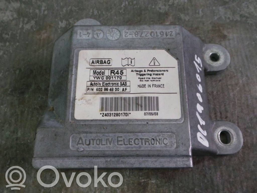 Rover 200 XV Airbag control unit/module 