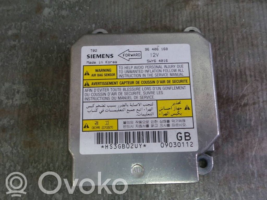 Daewoo Kalos Airbag control unit/module 