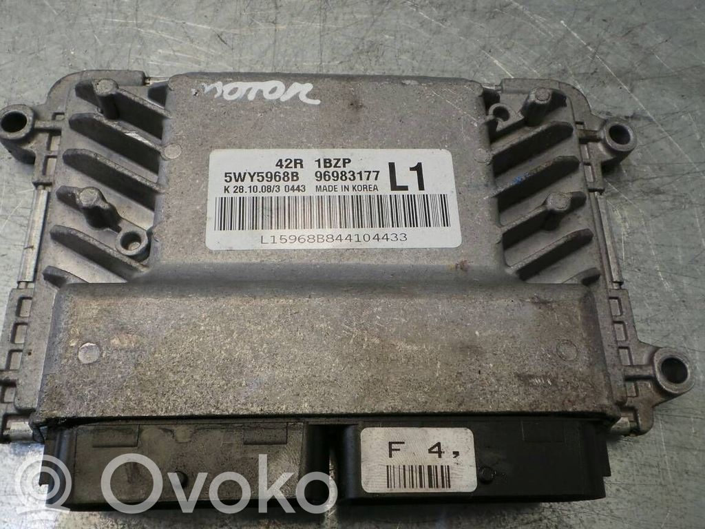 Engine control unit/module   5WY5968B,96983177