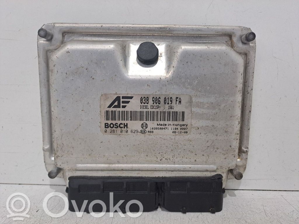Engine control unit/module   038906019FA,0281010629