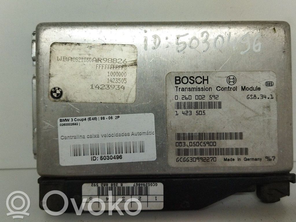 Module de contrôle de boîte de vitesses ECU   0260002592
