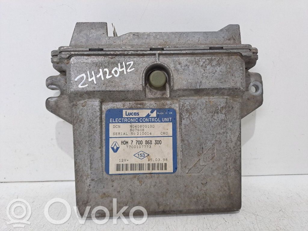 Engine control unit/module   7700868300,7700107773