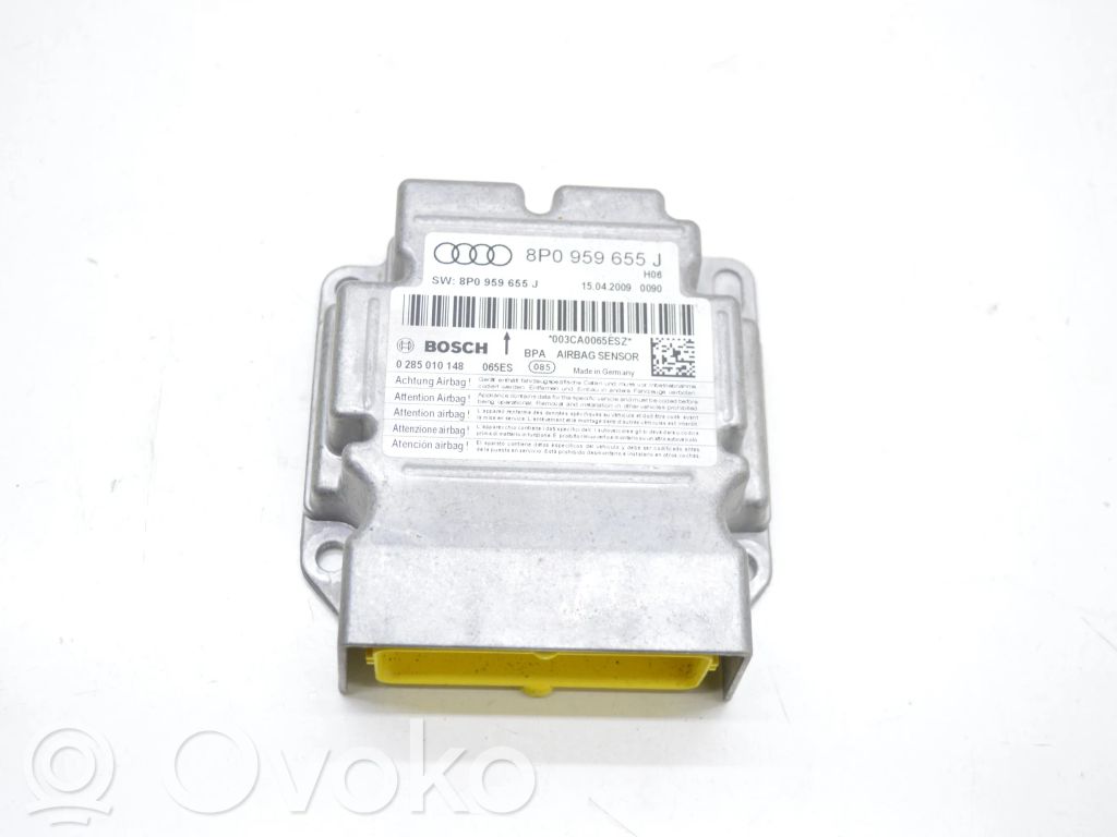 Audi A3 S3 A3 Sportback 8P Airbag control unit/module 