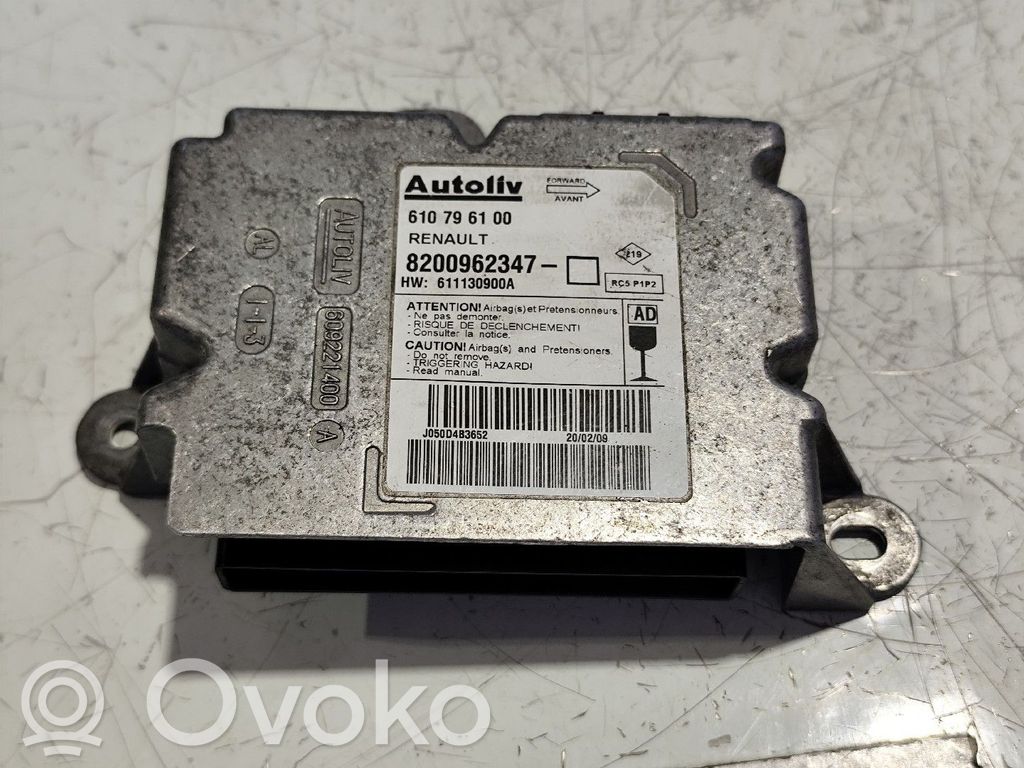 Renault Clio III Unitate/modul de comandă airbaguri 