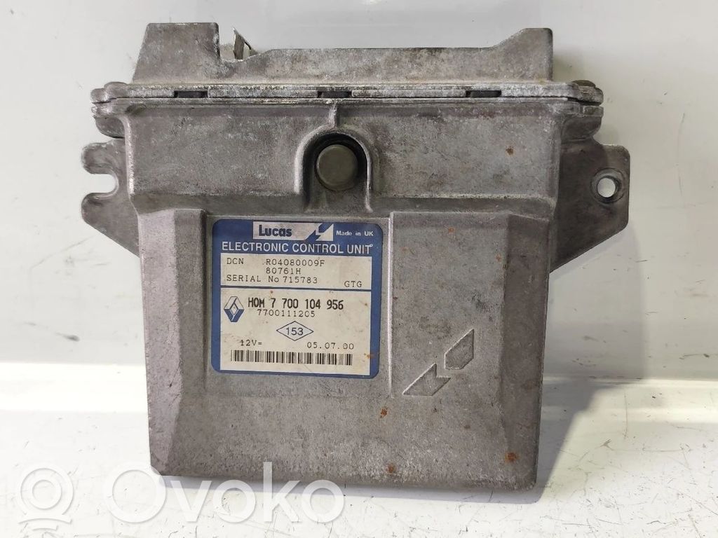 Moottorin ohjainlaite/moduuli   7700104956,7700111205
