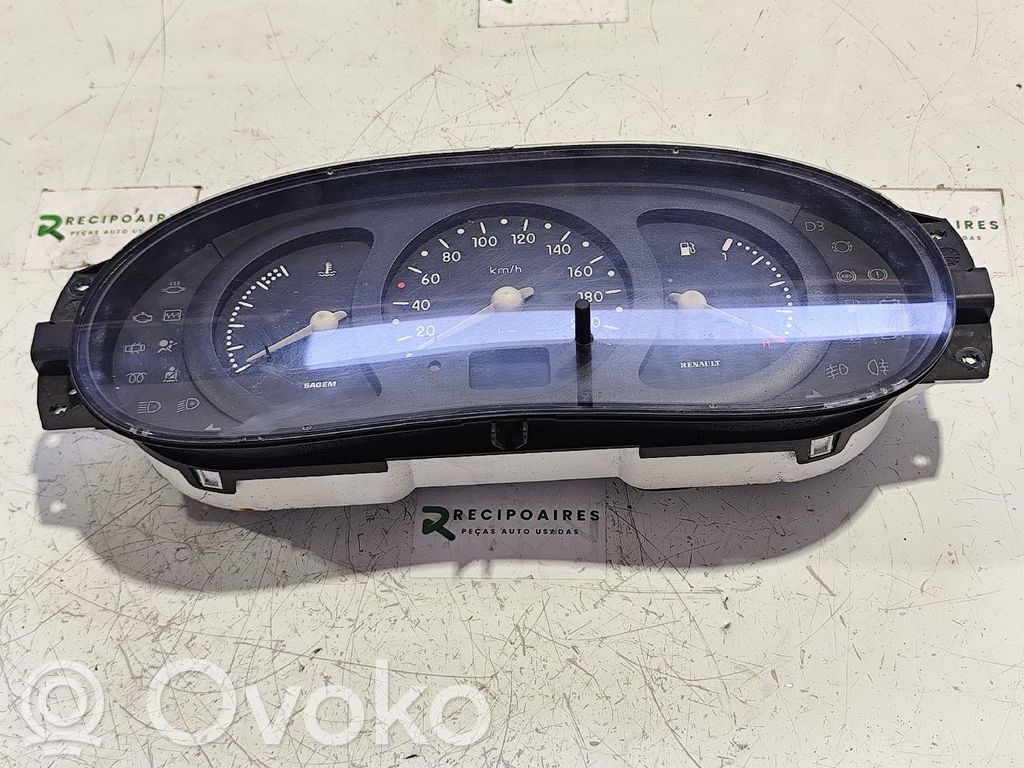 Renault Clio II Speedometer (instrument cluster) 
