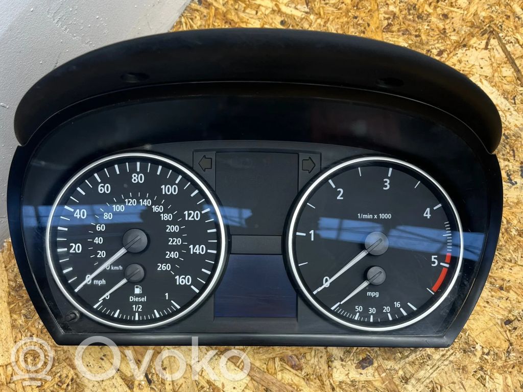 BMW 3 E90 E91 Speedometer (instrument cluster) 