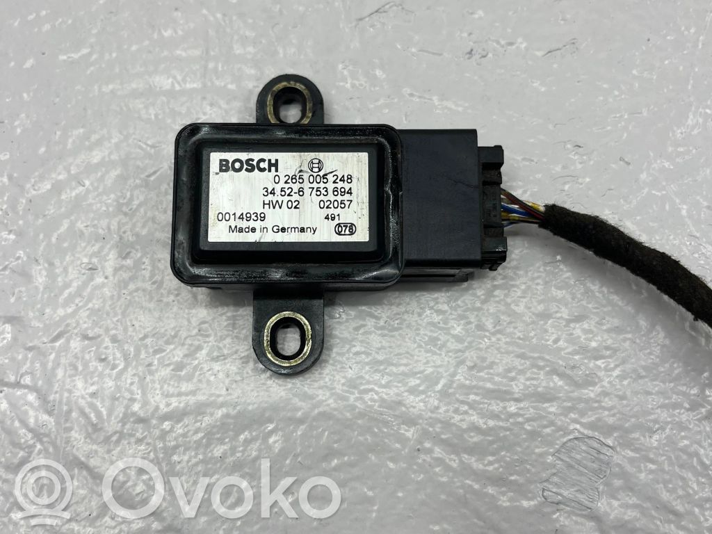 BMW 5 E60 E61 ESP acceleration yaw rate sensor 