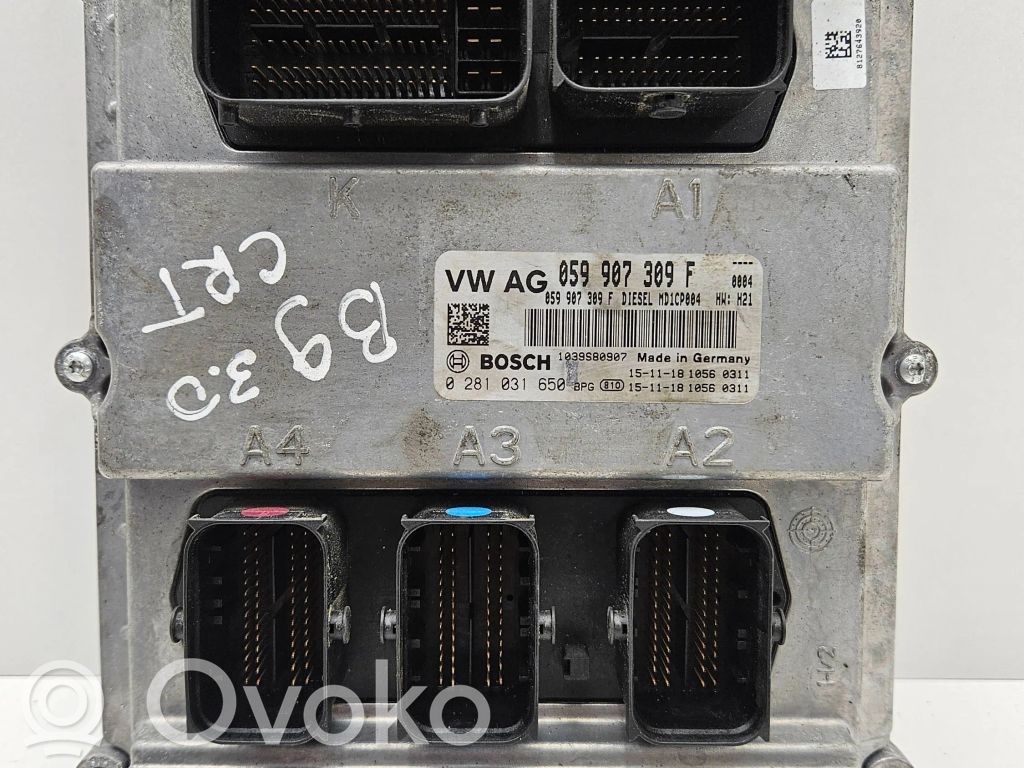 Engine control unit/module   059907309F,0281031650