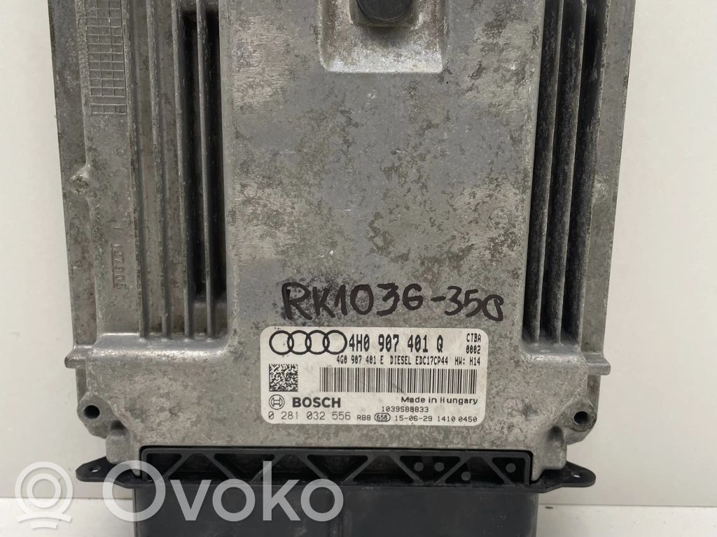 Audi A8 S8 D4 4H Engine control unit/module 